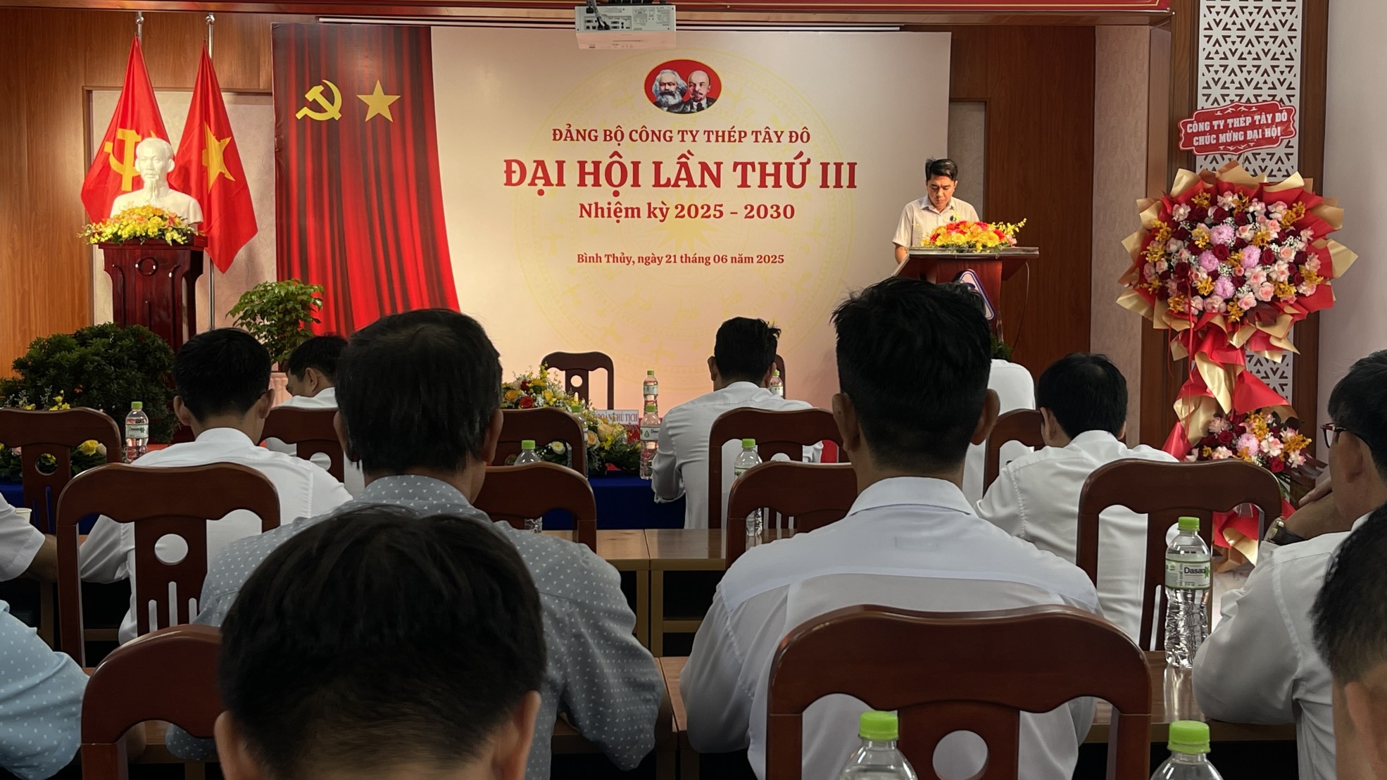 ĐẠI HỘI ĐẢNG BỘ CÔNG TY THÉP TÂY ĐÔ NHIỆM KỲ 2025 – 2030