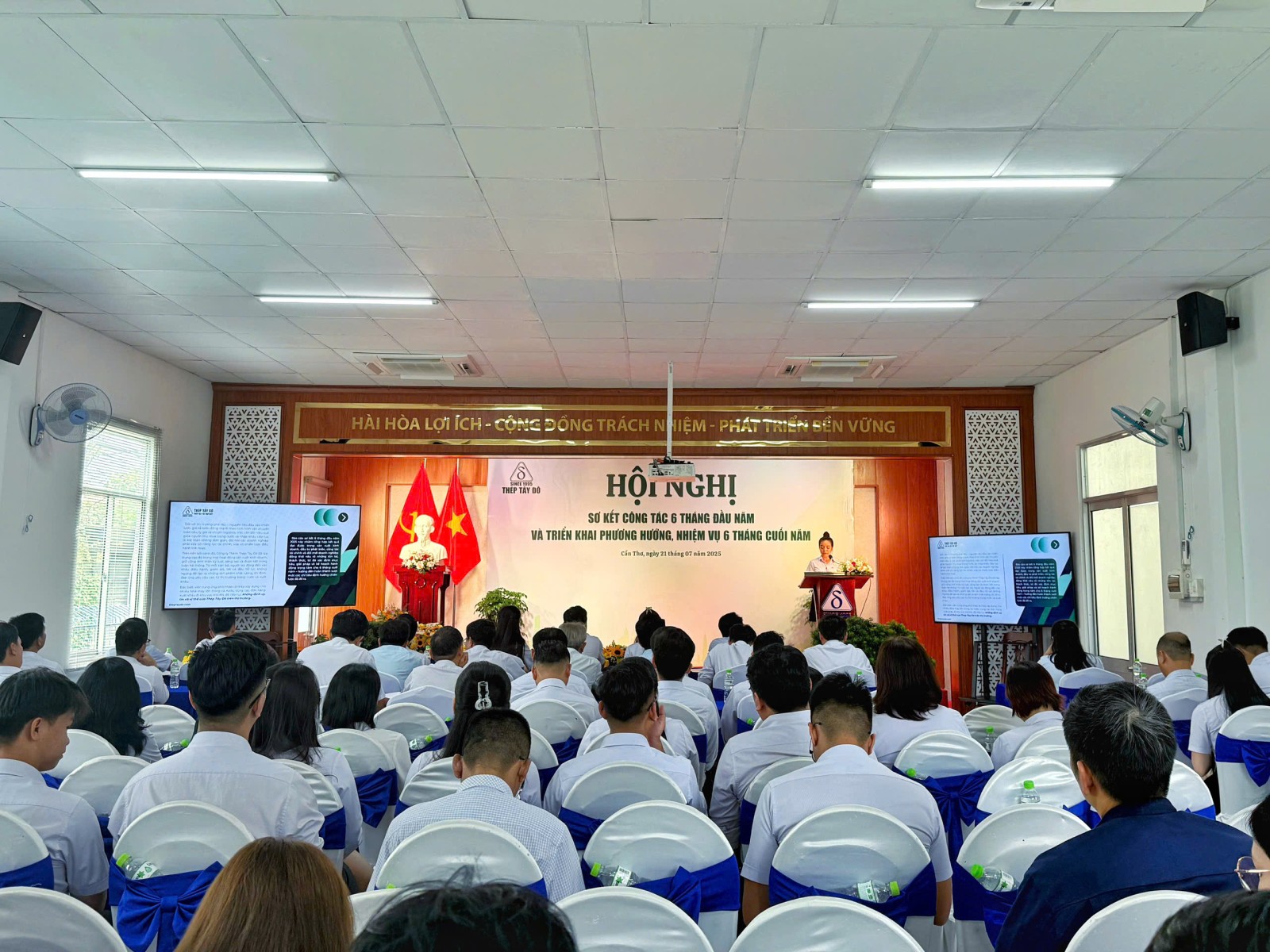 SƠ KẾT 6 THÁNG ĐẦU NĂM 2025 – THÉP TÂY ĐÔ  ĐẶT NỀN BẢN LĨNH – MỞ ĐƯỜNG BỨT PHÁ