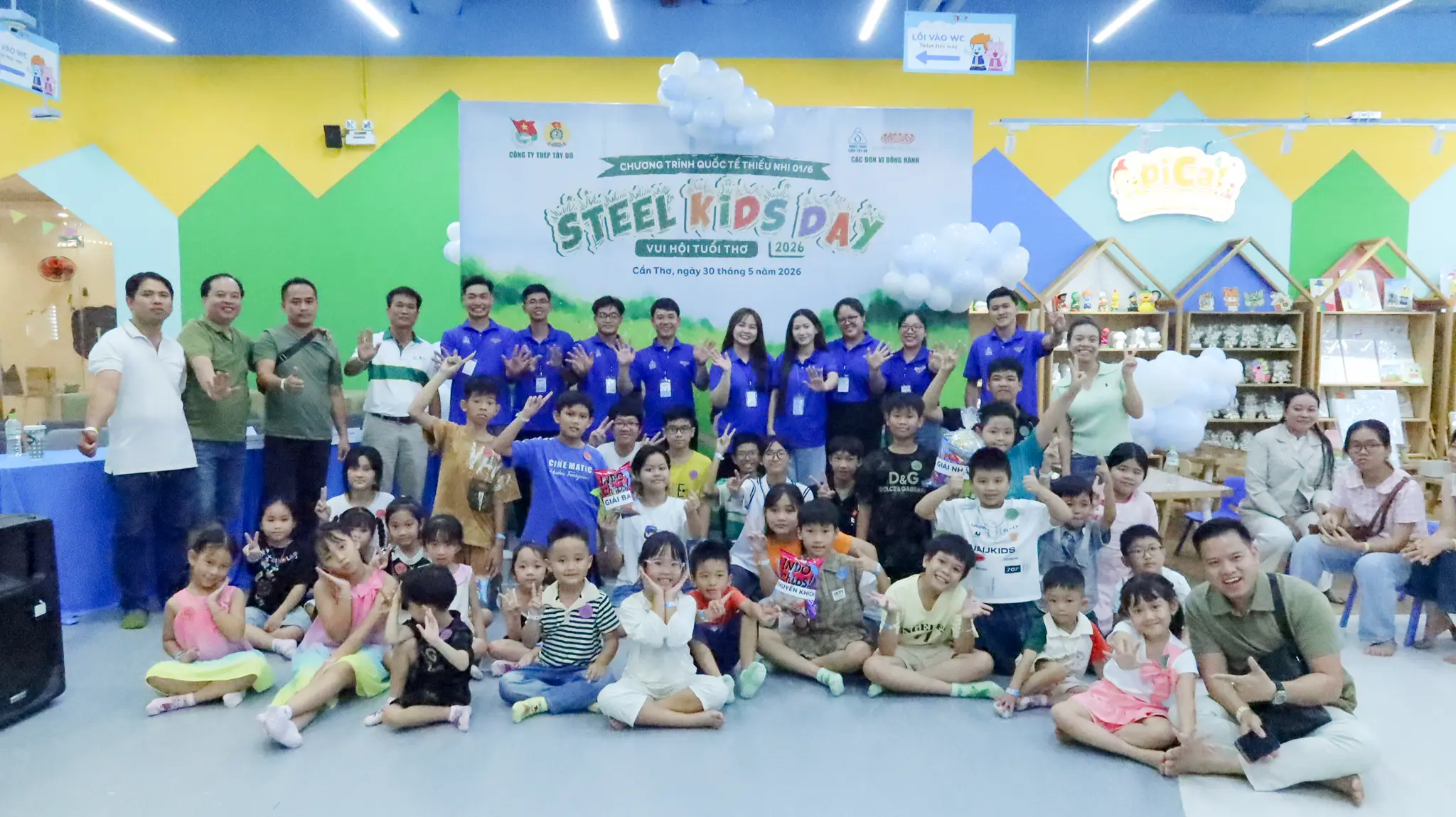 Steel Kids Day 2026 – Tay Do Steel brings a playground to employees' children