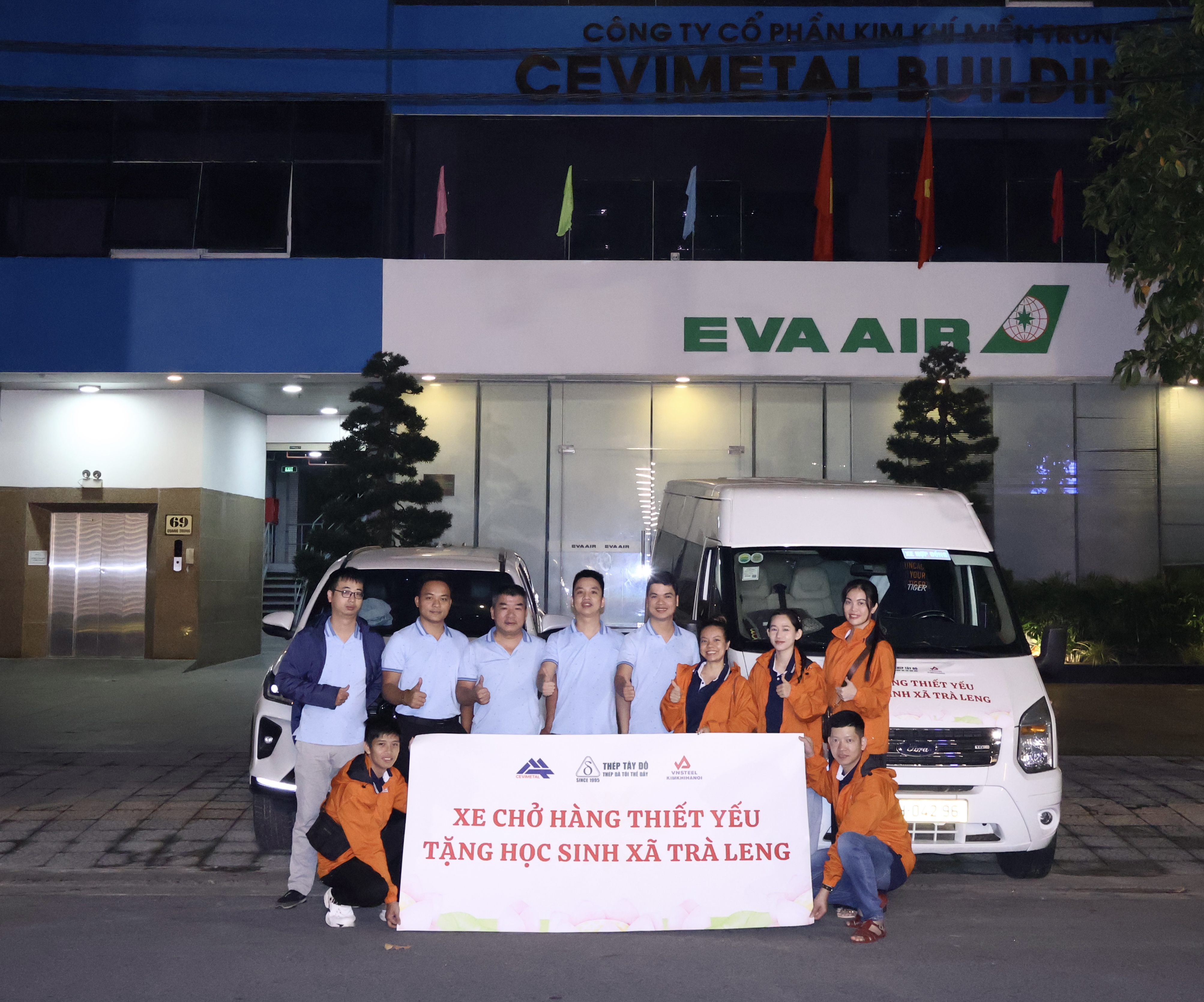 Thép Tây Đô: Hành trình trao tặng nhu yếu phẩm tại Trà Leng