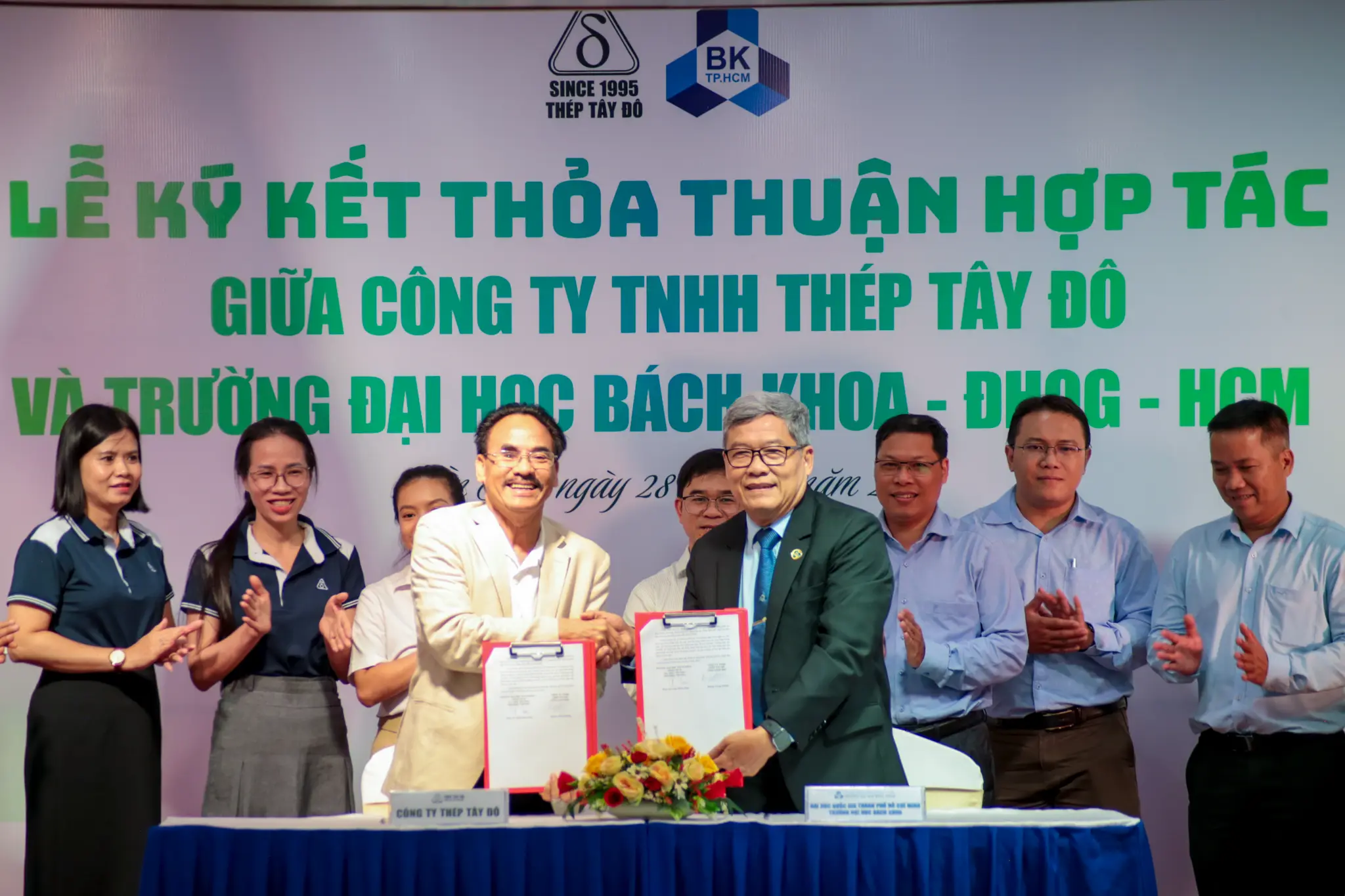 Tay Do Steel signs MOU with Ho Chi Minh City University of Technology – VNU-HCM